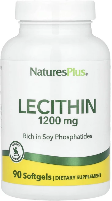 NaturesPlus 레시틴 1200mg 소프트젤 90정, NaturesPlus레시틴1200mg소프트젤90정, 1개 - 쿠팡