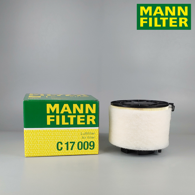 C17009 MANN 만필터 에어크리너 필터 아우디A4 A5 A5카브리올레 Q5, 1개