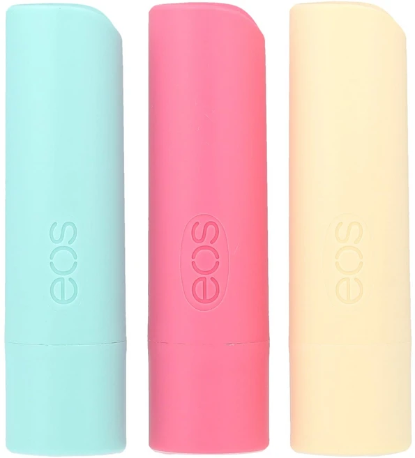 EOS 100% 천연 유기농 립밤 버라이어티 팩 립밤 3개입 각 4g EOS-70973 - 쿠팡