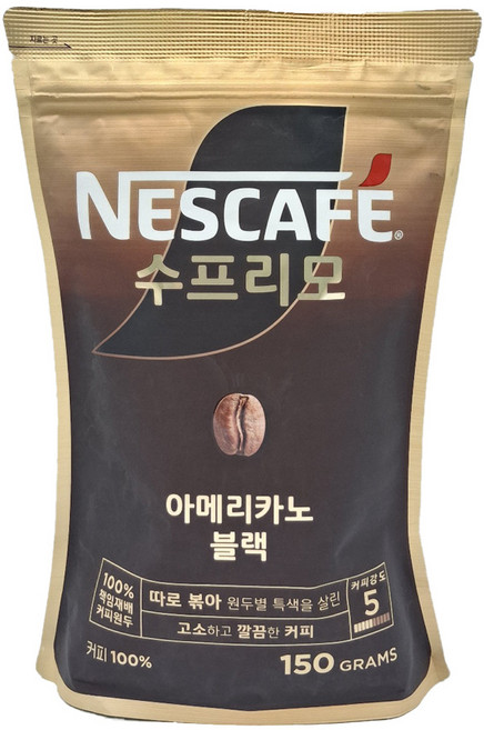 네슬레 네스카페 수프리모 아메리카노 리필