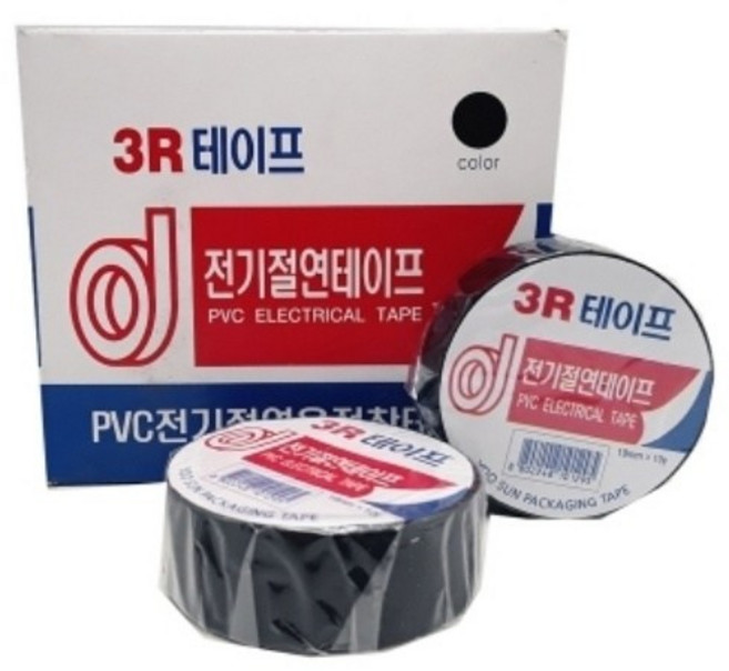 INVEN* 인벤 고급 전열 전기 테이프 (19mm X 10y X 20R/L), 1세트