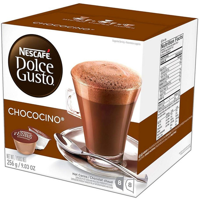 NESCAFÉ Dolce Gusto 커피 캡슐 초코치노 1인용 포드 48개 (특수 컵 24개 만들기) 48개127441, NESCAFÉ Dolce Gusto 커피 캡슐 초코치