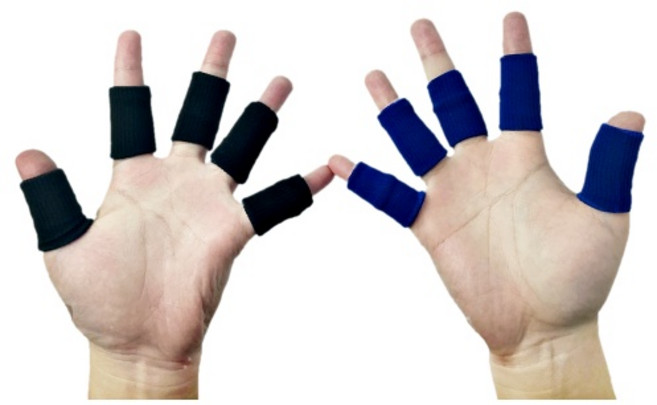핫쿨스토어 손가락 보호대 엄지 검지 중지 약지 새끼 밴딩 손 마디 관절 아대 10p, 10개, 블랙