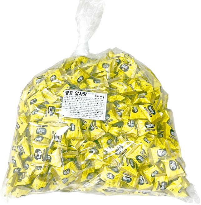 양지제과 땅콩 알사탕 4kg 업소용 대용량 사탕, 1개