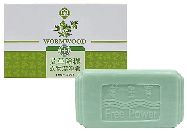 芙玉寶 艾草除穢衣物潔淨皂, 1個