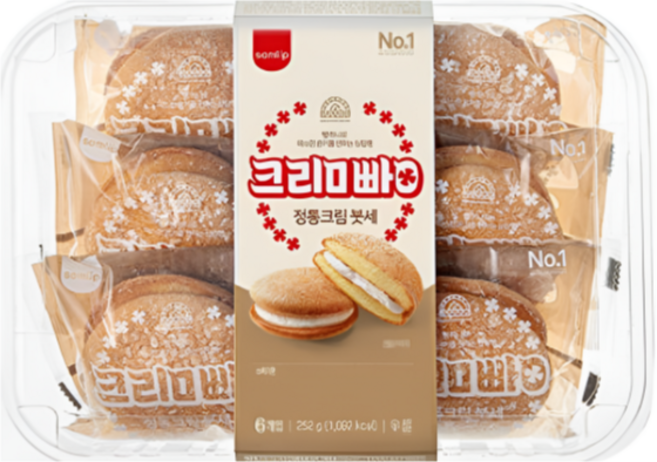 삼립 정통크림붓세 378g, 1개