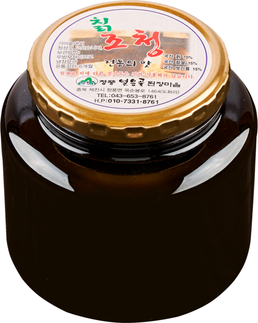 100% 국내산 옛날 가마솥 쌀조청 약도라지조청 칡조청 청풍얼음골된장마을, 1개, 1kg