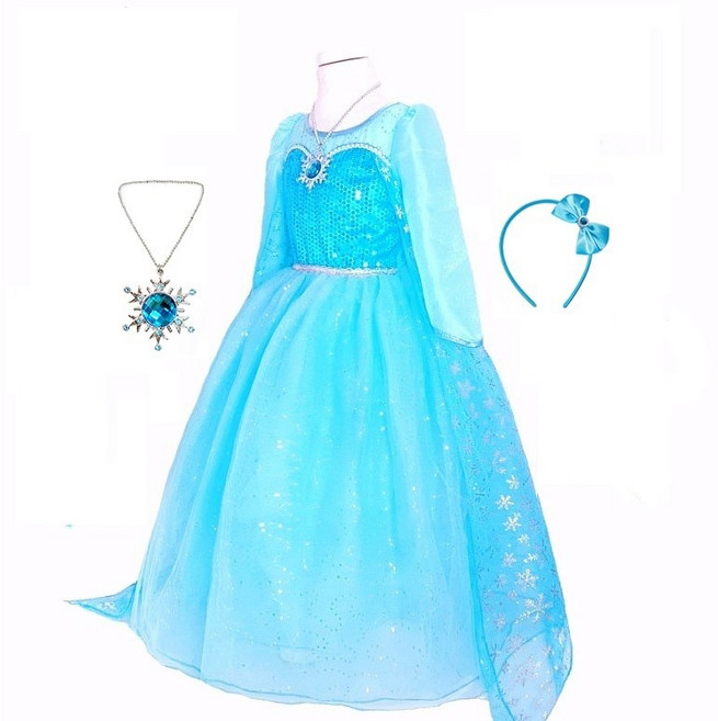 엘사드레스 (고급지퍼형) 긴팔 공주드레스