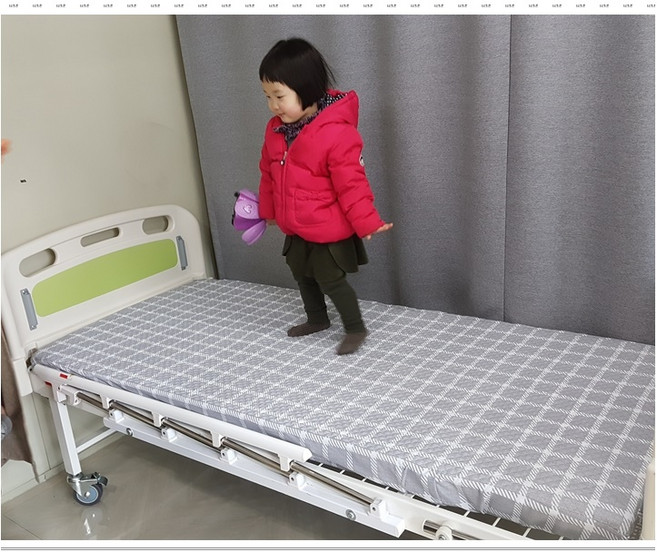 (싸개형) 입원실용 병원침대커버 매트리스커버 - 베이직네모 그레이 (폴리100%) / 맞춤제작