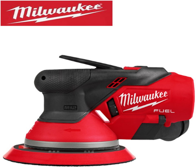 밀워키 M12 FROS50 12V 오비탈 무선 생딩기 원형 전동 사포 듀얼 액션 베어툴+가방, 1개