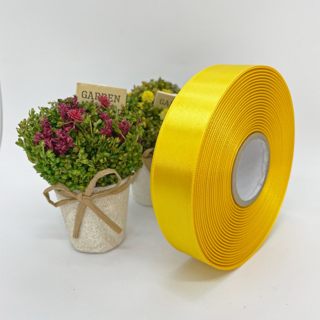 포장 리본 끈 제이제이리본 고밀도주자 20mm 25mm 76컬러 (길이 45M) 공단리본, 참외