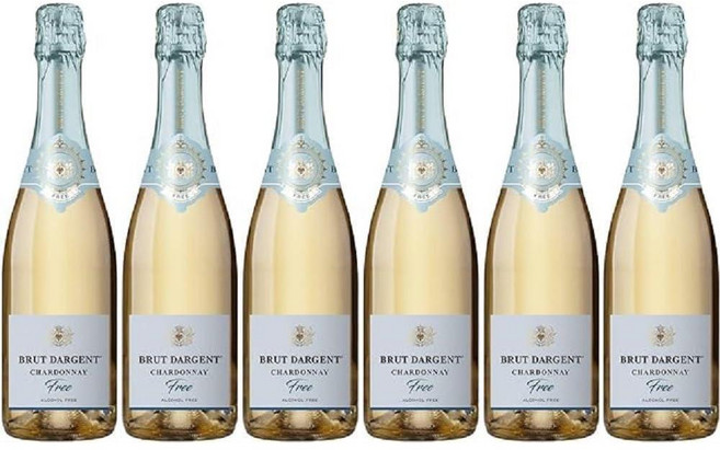 프리 샤르도네 스파클링 화이트 와인 무알콜, 6개, 750ml