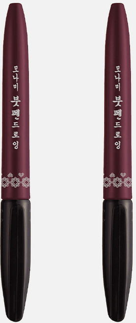 모나미 NEW 붓 펜드로잉 캘리그라피 방명록 작성 서예용, 1개