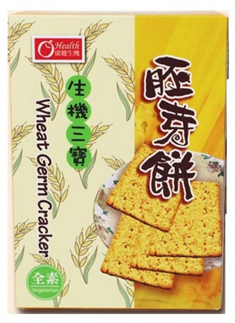 康健生機 三寶胚芽餅 25.5g/包*8入/盒, 1個