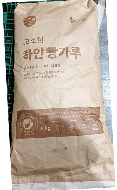 대용량 건식 빵가루 8kg 업소용 튀김 건빵가루 돈까스, 1개