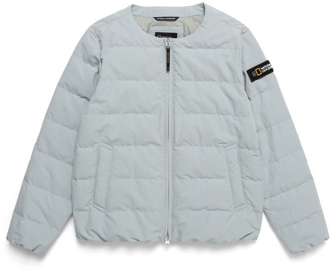 내셔널지오그래픽 여성 경량패딩 헤론 U넥 구스다운 점퍼