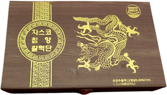 차스코 활력단 60환 명품 침향 건강 선물, 60개, 3.7g