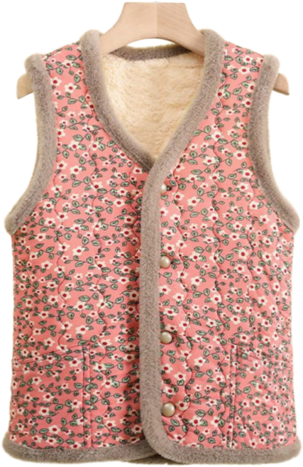 해피유 고급 할머니 조끼 김장조끼 촌캉스