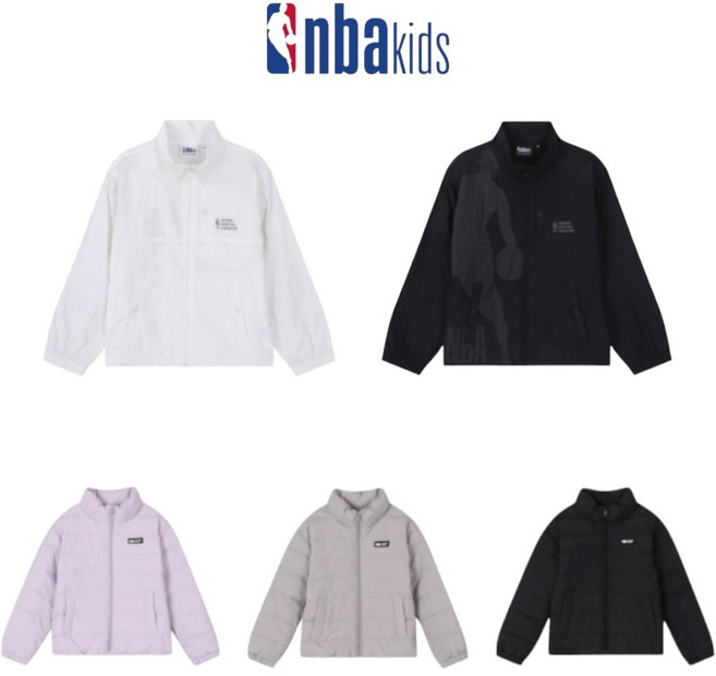 NBA키즈 [정품] 여름에도 필요한 우븐 바람막이/ 미리 준비하는 경량다운 자켓 2종 택1