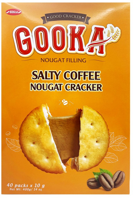 비비카 구카 솔티 커피 누가 크래커, 400g, 4개