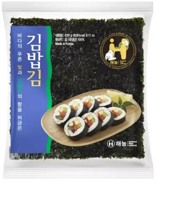 해농 김밥김 일반 230g (100매), 1개