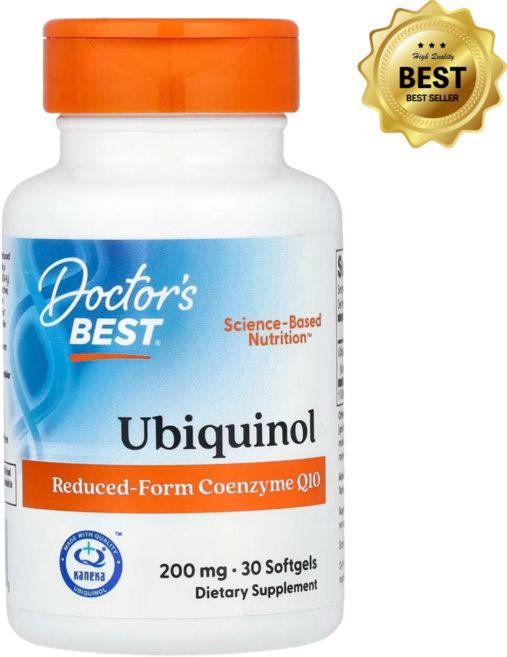 닥터스베스트 유비퀴놀 활성형 CoQ10 카네카 함유 200mg 소프트젤 30정 / 해외직구 미국정품, 1개