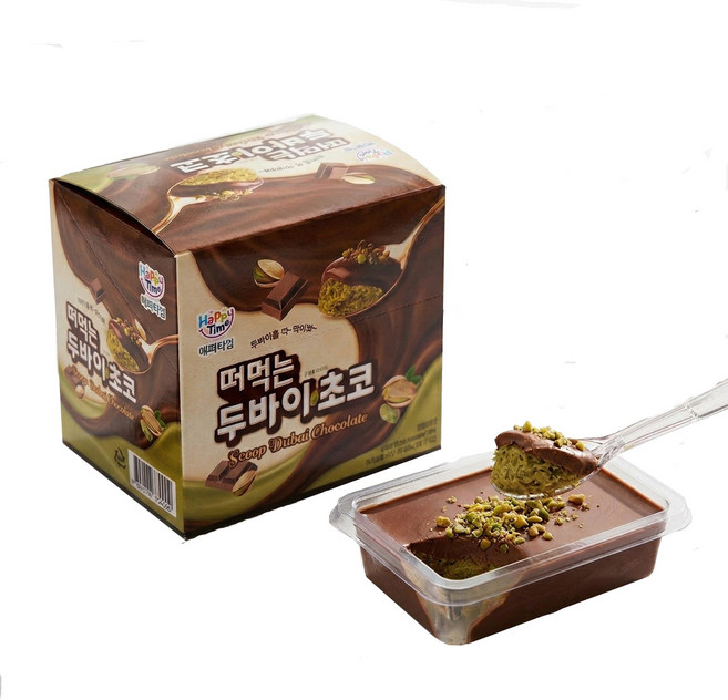 떠먹는 두바이 초코 낱개, 1개, 60g
