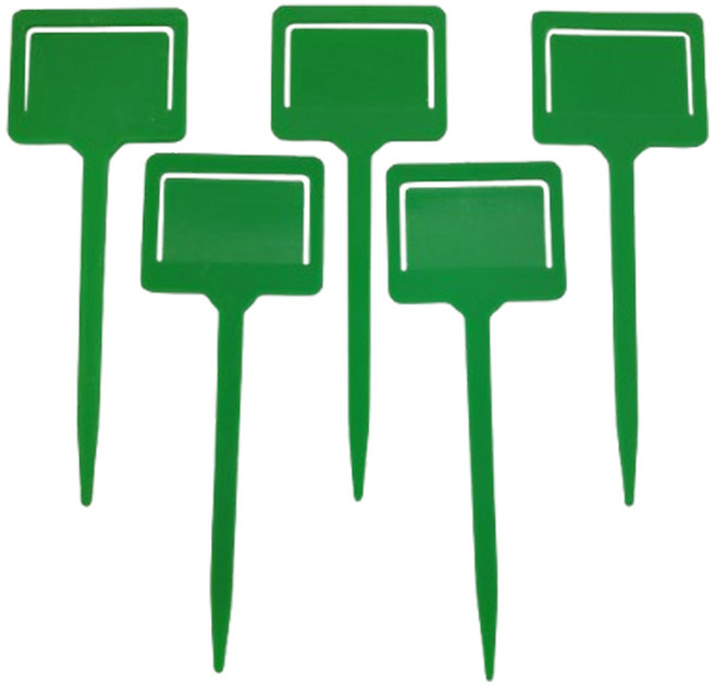 식물 이름표 가든픽 10P 화분라벨 화분 이름표, 초록