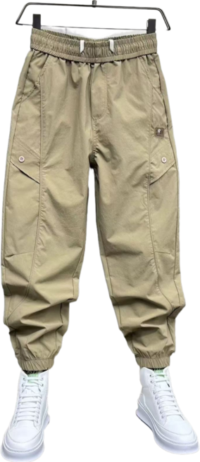 십전십미 남성 슬림 배기핏 9부 트레이닝 가을 캐주얼 바지