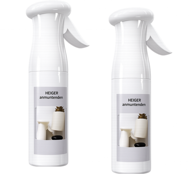 미세 안개분사 스프레이 공병 트리거형 다용도 분무기, 2개, white