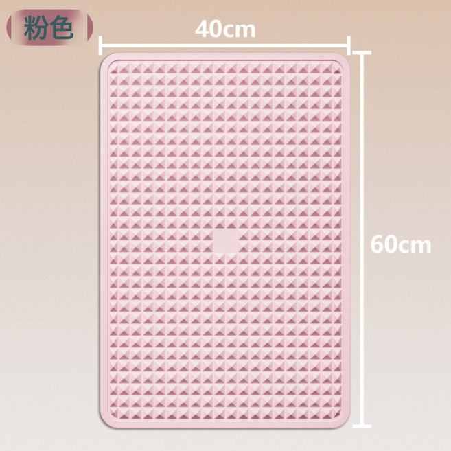 軟矽膠超慢跑指壓板原地慢跑足底按摩墊腳底室內器踩腳墊跑步專用, 1個, 升級粉色矽膠墊