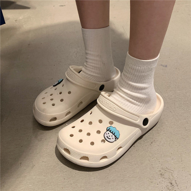 남여공용 슬리퍼 샌들 EVA 쿠션 통굽 경량 파츠 다용도 사계절 실내화 물놀이슈즈