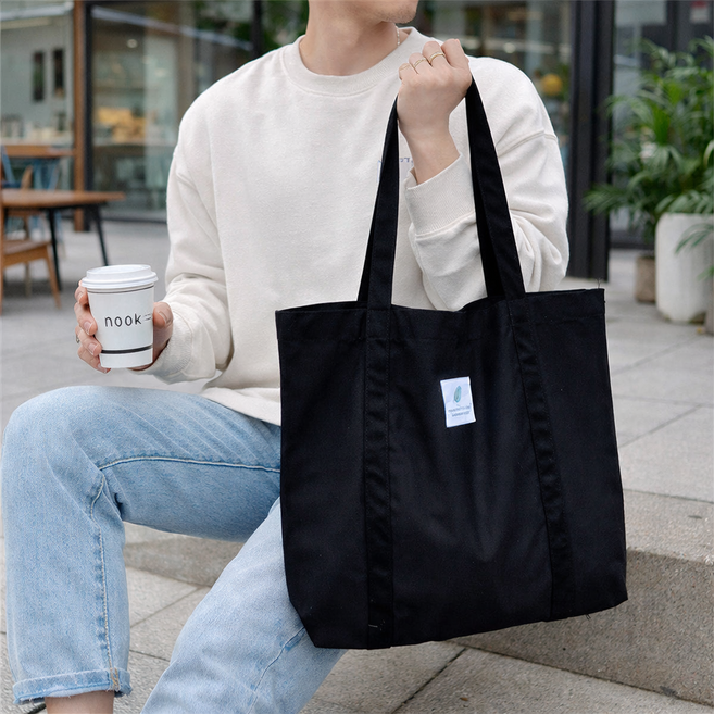 아비로 남자에코백 캔버스백 무지 가방