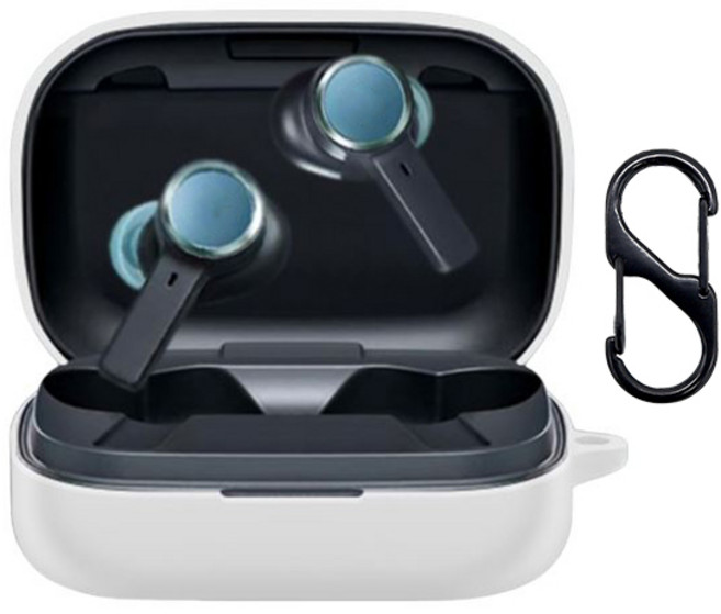 B&O 뱅앤올룹슨 Beoplay 베오플레이 EX 이어폰 호환 슬림 실리콘 컬러 소프트 케이스 커버, 화이트, 1개