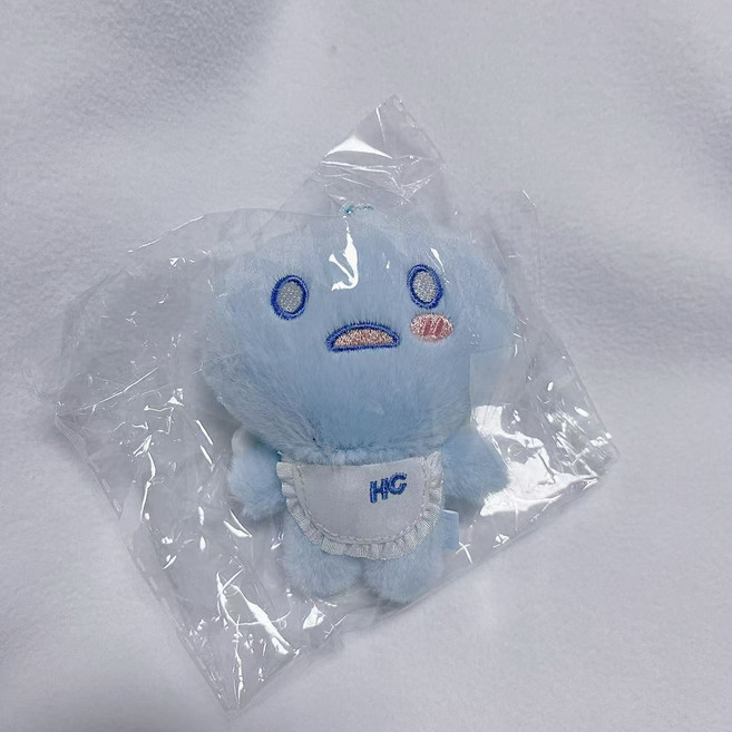 Super Junior 藍色團子金希澈金鐘云曹圭賢金厲旭毛絨掛件, 1個, 金希徹HC磁鐵+亮面珠鏈+標簽