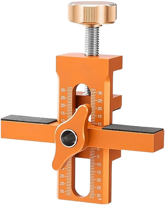 캐비닛 도어 장착 지그 알루미늄 합금 휴대용 마운트 로케이터 빠른 위치 지정 구멍 열기 도구 조절 가능, 01 A, 1개