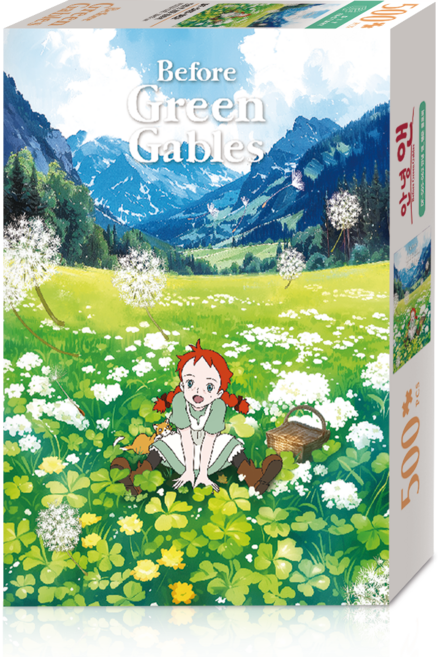 토이앤퍼즐 빨강머리앤 안녕 앤 행운 클로버 500피스 (DF-S05-062), 단품, 단품, 1개