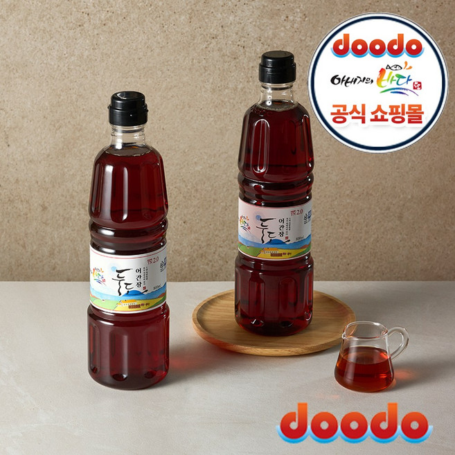 샵데이 두도 어간장 3년숙성 프리미엄 맛간장 국간장 요리 추천, 2개, 800ml