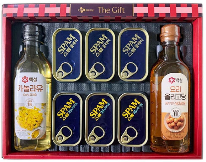 추석선물세트 CJ 스팸선물세트 특별한선택h1호 +선물용가방 명절 선생님 h1, 추석선물세트 CJ 스팸선물세트 특별한선택h1호 +선물용, 1개