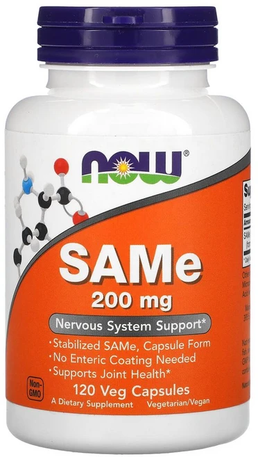 NOW SAME 200mg 120정 S아데노실 L메티오닌 글루타치온부스터 조인트/리버서포트, 1팩 - 쿠팡