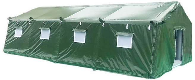 방수 PVC 구조용 야외 텐트, 2-5명, 위장 이층 3x4m