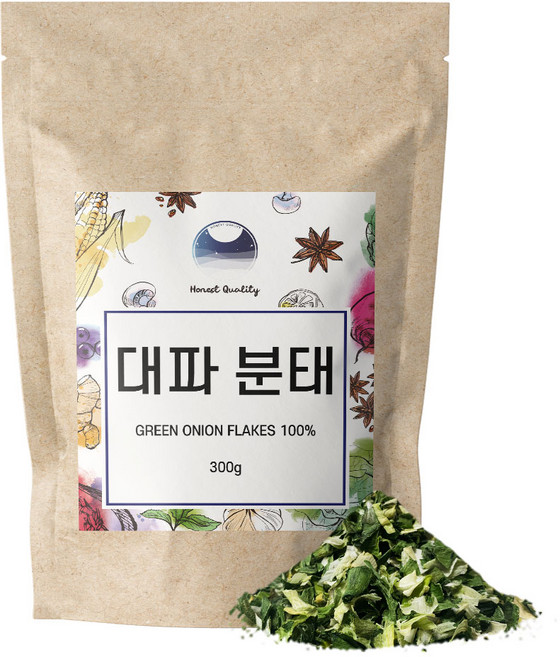 해나식품 대파분태 건조 대파후레이크 국내산, 300g, 1개