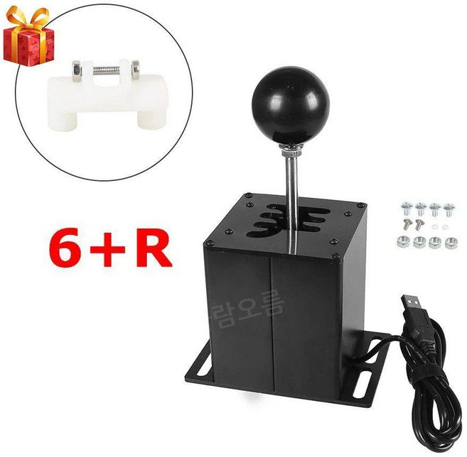 PC 레이싱 기어 시프터 게임 시프트 노브, 6R