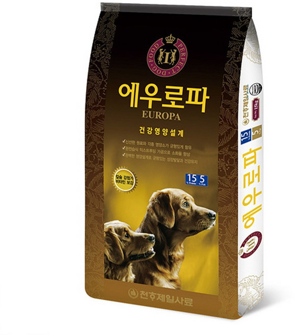 천하제일 에우로파15kg 천하제일사료 대포장사료 성견용사료, 1개, 15kg