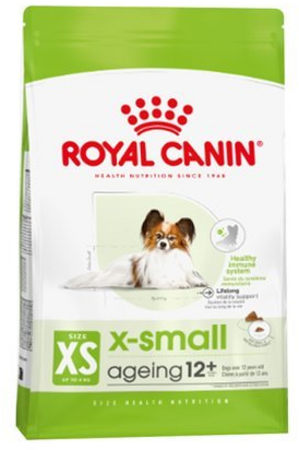 로얄캐닌 엑스스몰 에이징 12+ 초소형 강아지사료 12세 이후의 노령견사료, 1개, 1.5kg, 닭