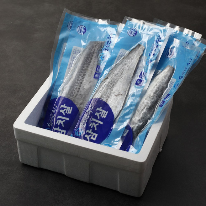 여수 손질 삼치살 100-130g x 10팩 / 총 1kg ~ 1.3kg/ / HACCP인증, 1박스, 02.삼치 130-160g x 10팩