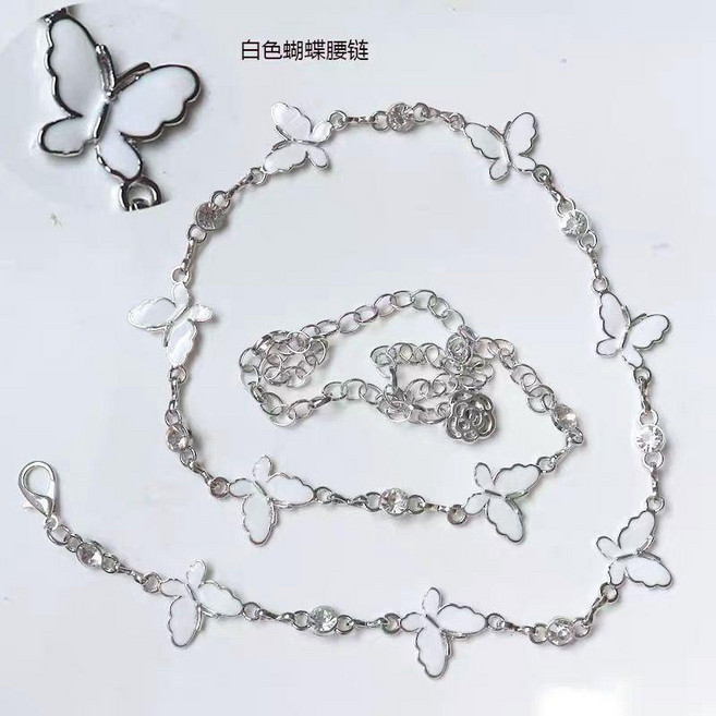 腰鏈 民族風腰鏈 復古風銀色腰鏈