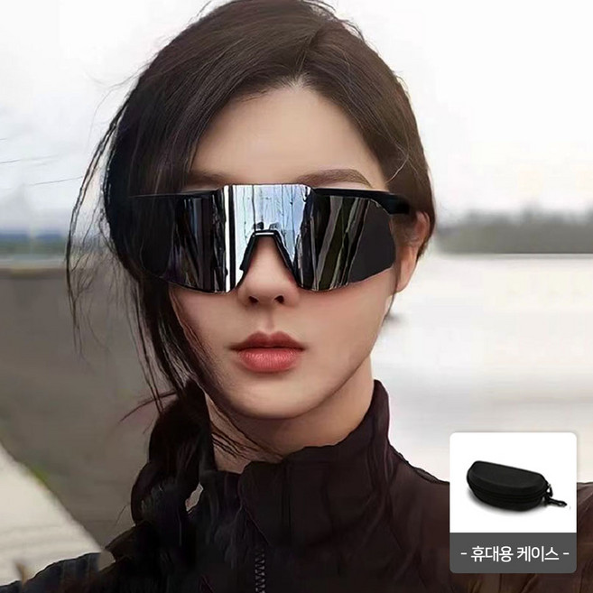 FANSYLI 러닝선글라스 남녀공용 초경량 방풍 편광 고글 선글라스 운전 등산 자전거 골프 소포츠 편광선글라스 2603JLL448