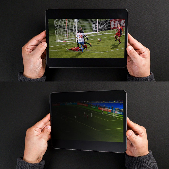 아이패드 사생활보호 지문방지 프라이버시 정보보안 필름, 좌우안보임(긴면안보임)