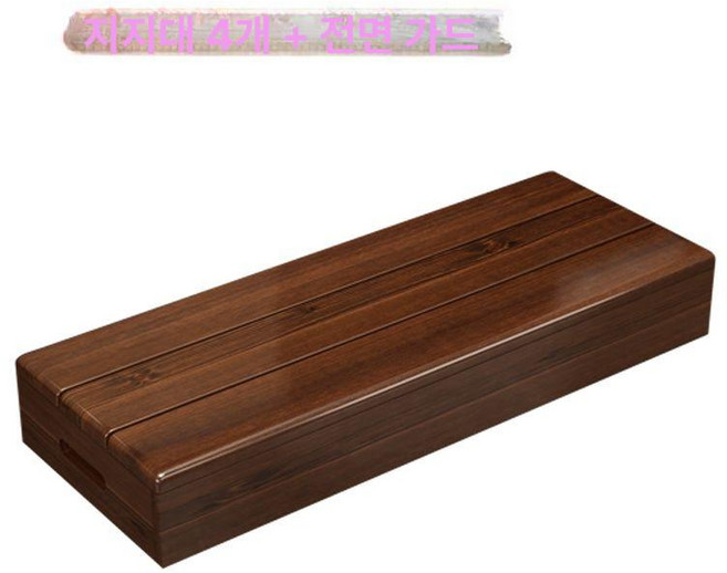 원목 발판 미끄럼방지 발받침대 보조 발매트 다용도 깔판, 100x30x11 커피색 포함